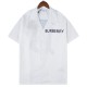 Summer 23SS Men's Adult casual Alphabet print short sleeved shirt white Q173