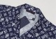 Summer 23SS Men's Adult casual Alphabet print short sleeved shirt dark blue Q218