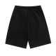 adult Drawstring Jacquard Casual Shorts Black 6201