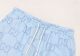 Summer 23SS Men's Adult casual Full body print short sleeved shirt Set baby blue Q206