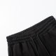 adult Drawstring Print  All cotton Casual Shorts Black C13
