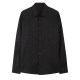 Adult men's loose fitting long sleeved casual shirt black V13