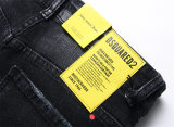 Casual Stretch body building Jeans black 1347