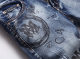 men's Print Casual Stretch body building Jeans blue 3380