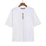23SS adult 100% Cotton casual Alphabet print short sleeved Crewneck t shirt Crewneck t shirt White 2085