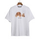 23SS adult Cotton casual Bear print short sleeved Crewneck t shirt Crewneck t shirt white 2058
