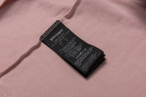23SS adult Cotton casual Bear print short sleeved Crewneck t shirt Crewneck t shirt pink 2058