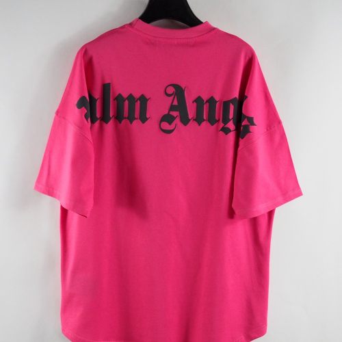 23SS adult Cotton casual Alphabet print short sleeved Crewneck t shirt Crewneck t pink 2001
