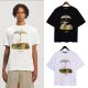 23SS adult Cotton casual Coconut tree print short sleeved Crewneck t shirt Crewneck t white 2052