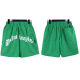 Men's Print casual Shorts Green 8507