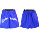 Men's Print casual Shorts blue 8507