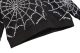 Men's casual cotton Spider web print Drawstring Long sleeve Hoodie black 5916