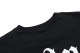 Men's casual cotton Alphabet Print Long sleeve Pullover Tops Casual Round Neck Sweatshirt black 682