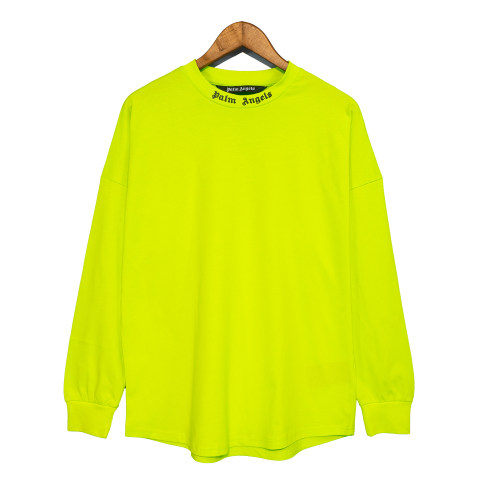 Men's casual cotton Alphabet Print Long sleeve Pullover Tops Casual Round Neck Sweatshirt Green 7016