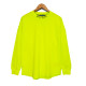 Men's casual cotton Alphabet Print Long sleeve Pullover Tops Casual Round Neck Sweatshirt Green 7016