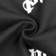 Men's casual cotton Alphabet print Drawstring Pocket Long sleeve Hoodie black 9121