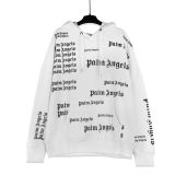 Men's casual cotton Alphabet print Drawstring Pocket Long sleeve Hoodie white 9121