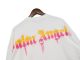 Men's casual cotton Alphabet Print Long sleeve Pullover Tops Casual Round Neck Sweatshirt white 7036