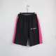 Men's Print casual Shorts black pink 4512