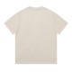 shoe pattern 23SS adult 100% Cotton casual Print short sleeved Crewneck t shirt Tees Clothing oversized apricot
