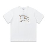 pony pattern 23SS adult 100% Cotton casual Print short sleeved Crewneck t shirt Tees Clothing oversized white