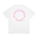 Alphabet pattern 23SS adult 100% Cotton casual Print short sleeved Crewneck t shirt Tees Clothing oversized white