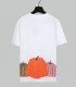 YK pumpkin 23SS adult 100% Cotton casual Print short sleeved Crewneck t shirt Tees Clothing oversized