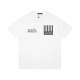 Alphabet pattern 23SS adult 100% Cotton casual Print short sleeved Crewneck t shirt Tees Clothing oversized white