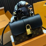 original womens Locky Monogram BB Noir Shoulder and Cross Body Bags