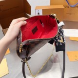 original womens Eva Monogram Brown Chain Bags and Clutches