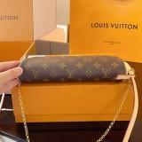 original womens Eva Monogram Brown Chain Bags and Clutches