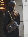 original womens Victoire Monogram Black Chain Bags and Clutches