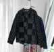 Giant Damier Waves MNGM Denim Jacket Indigo black