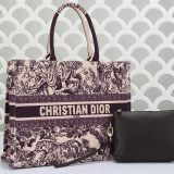 Dior Book Tote bag Black Large (Five colors) 1058