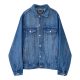 unisex Embroidery logo Denim Jacke