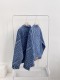 women's Jacquard Denim Chore Coat Blue