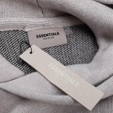 Men's casual cotton Alphabet jacquard Pocket Long sleeve Hoodie grey 101