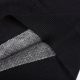 Men's casual cotton Alphabet jacquard Pocket Long sleeve Hoodie black 101