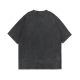 23SS adult 100% Cotton casual Alphabet Print short sleeved Crewneck t shirt black 866