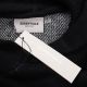 Men's casual cotton Alphabet jacquard Pocket Long sleeve Hoodie black 101