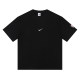 23SS adult 100% Cotton casual Alphabet Print short sleeved Crewneck t shirt black F027