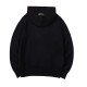 Men's casual cotton Alphabet jacquard Pocket Long sleeve Hoodie black 101