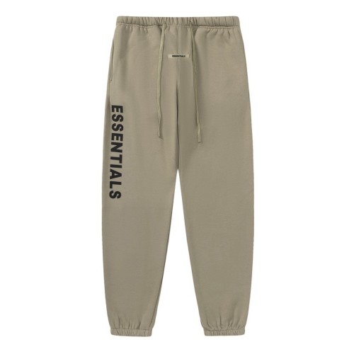 Men's casual print Drawstring pocket pants khaki FG305