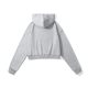 Men's casual cotton Alphabet jacquard Pocket Long sleeve Hoodie grey 9102