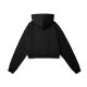 Men's casual cotton Alphabet jacquard Pocket Long sleeve Hoodie black 9102