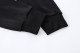 Men's casual print Drawstring pocket pants black 003