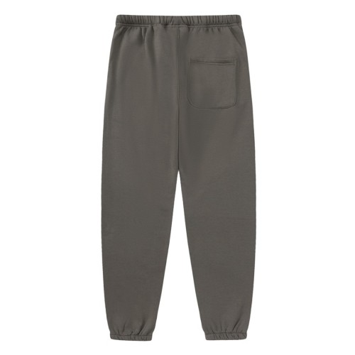Men's casual print Drawstring pocket pants Dark brown FG305