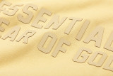 Men's casual cotton Alphabet Print Pocket Long sleeve Hoodie yellow 936