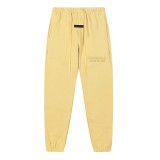 Men's casual Print  Drawstring pocket pants yellow FG-311