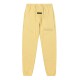 Men's casual Print  Drawstring pocket pants yellow FG-311